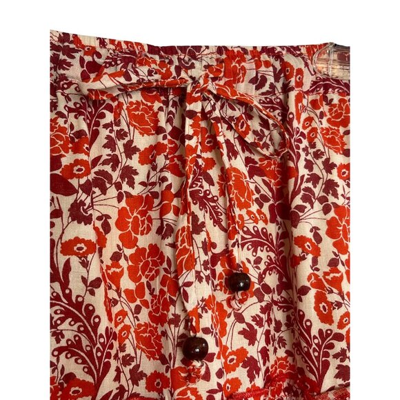 Rachel Zoe Women's Tiered Floral Maxi Skirt Size M - Picture 2 of 11